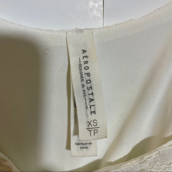 Aeropostale white lace romper (xs) - Picture 5 of 7